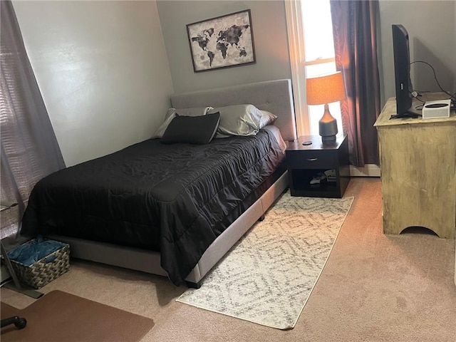 bedroom featuring carpet floors