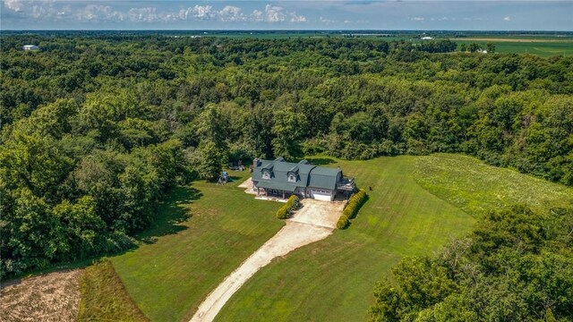 2098 2070th Ave, Saint Elmo, IL 62458 - bird's eye view of a heavily wooded area