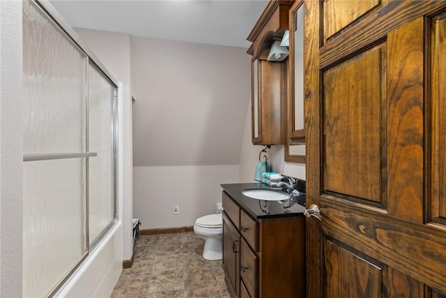 2098 2070th Ave, Saint Elmo, IL 62458 - full bathroom with vanity and shower / bath combination with glass door