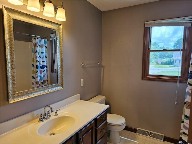 504 W Walnut St, Teutopolis, IL 62467 - full bathroom featuring vanity, a shower with shower curtain, and tile patterned flooring