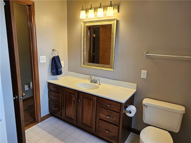 504 W Walnut St, Teutopolis, IL 62467 - bathroom featuring vanity and tile patterned flooring