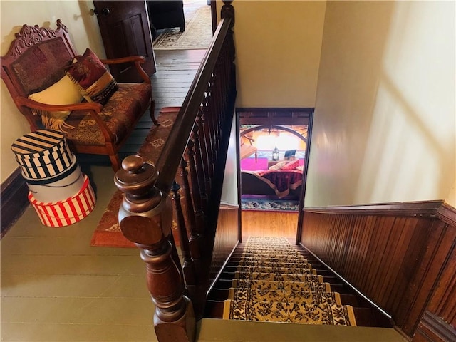view of staircase