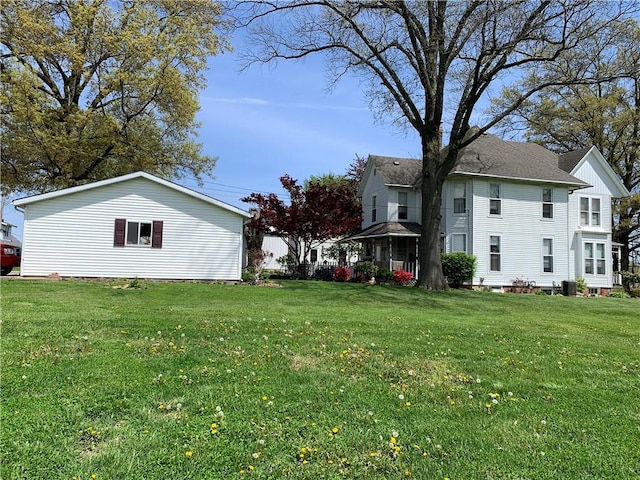 view of yard