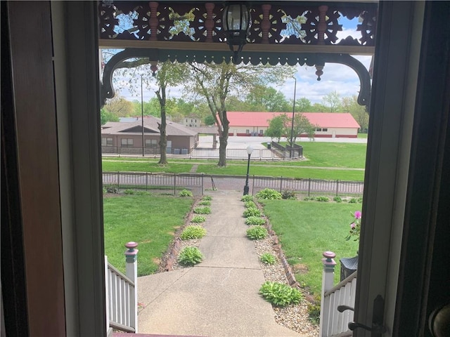 view of doorway