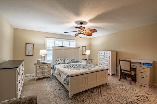 1117 Wedgewood Ct, Decatur, IL 62526 - bedroom with light carpet and a ceiling fan