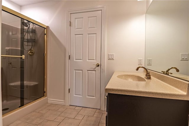 1250 W Hickory Point Rd, Decatur, IL 62526 - full bath featuring vanity and a shower stall