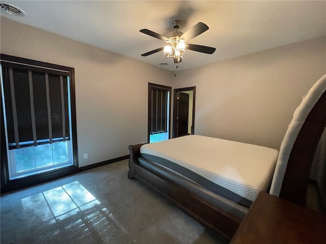 104 Woodland Dr, Marshall, IL 62441 - bedroom featuring ceiling fan