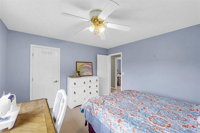 715 W Coolidge Ave, Charleston, IL 61920 - carpeted bedroom featuring ceiling fan
