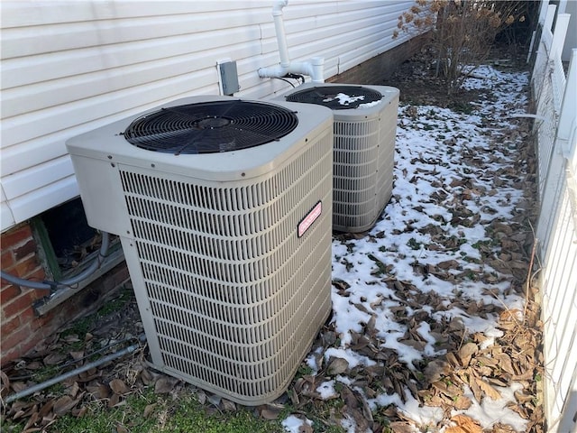 exterior details with central AC unit