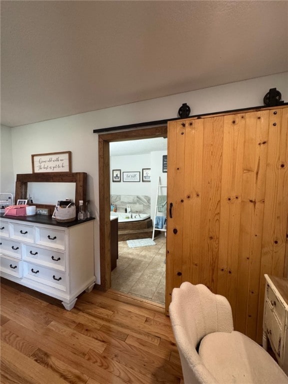 6414 300th Rd, Martinsville, IL 62442 - hall with wood finished floors