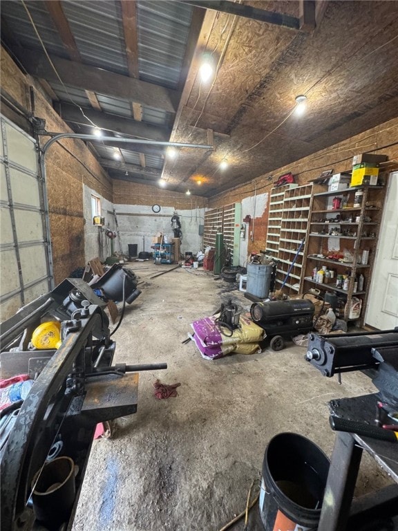 6414 300th Rd, Martinsville, IL 62442 - view of garage