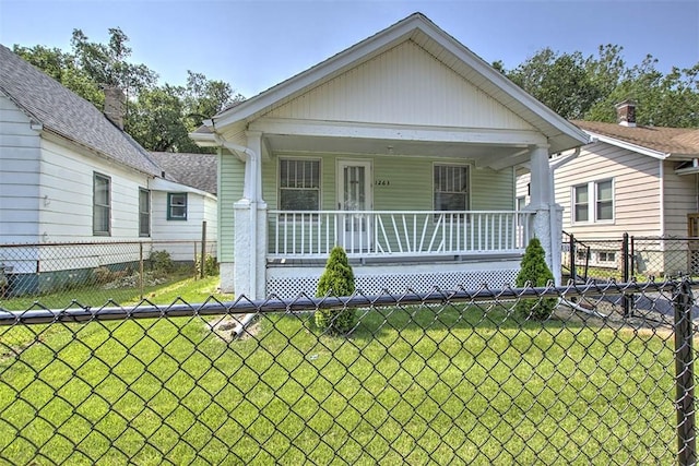 1263 E Dickinson Ave, Decatur, IL 62521 - view of front of house featuring a porch and board and batten siding