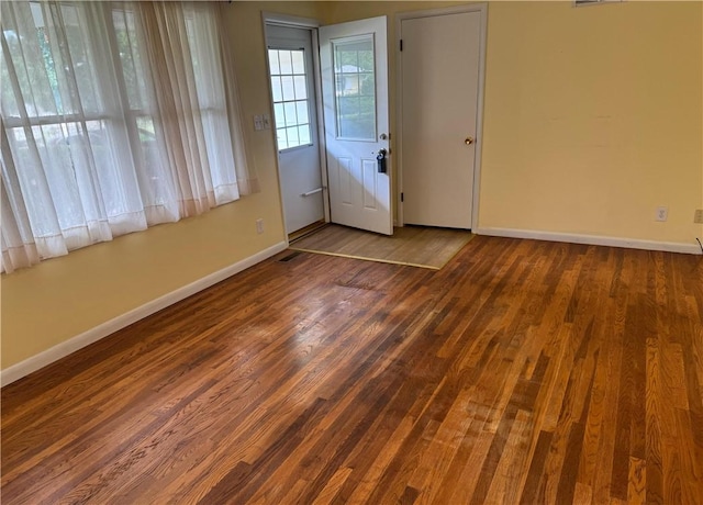 824 Kenton Dr, Charleston, IL 61920 - spare room featuring wood finished floors