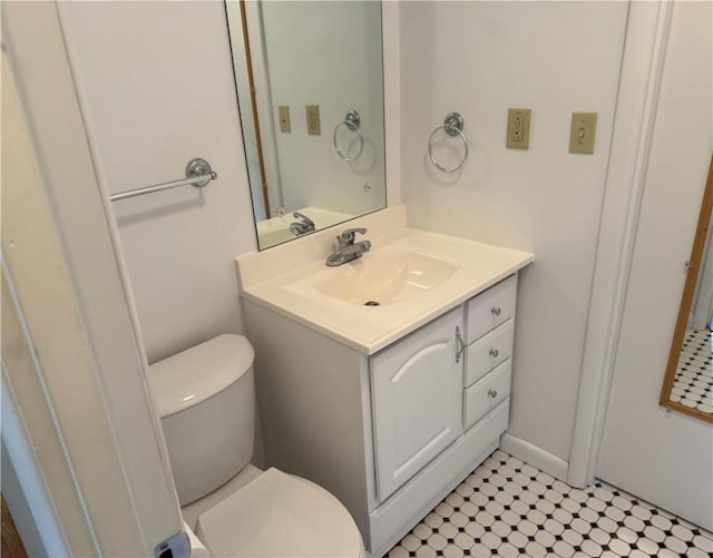 824 Kenton Dr, Charleston, IL 61920 - bathroom featuring toilet and vanity