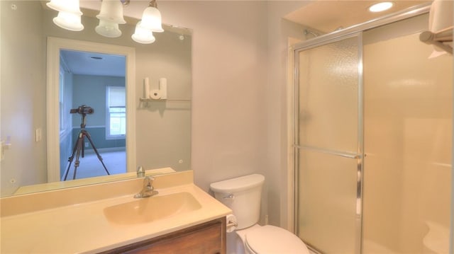 162 S Hillcrest Blvd, Decatur, IL 62522 - bathroom with vanity and a shower stall