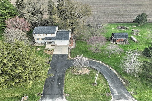 8070 Cerro Gordo Blacktop, Oakley, IL 62501 - drone / aerial view with a rural view