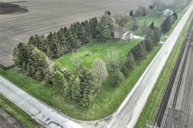 8070 Cerro Gordo Blacktop, Oakley, IL 62501 - birds eye view of property with a rural view