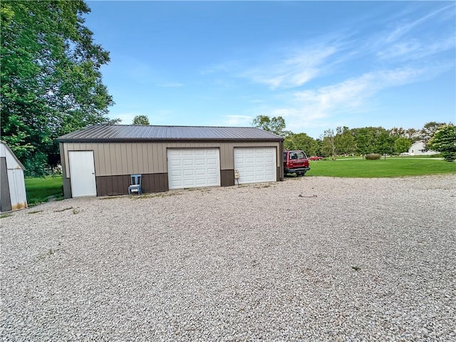 10 Rose Ln, Marshall, IL 62441 - view of detached garage