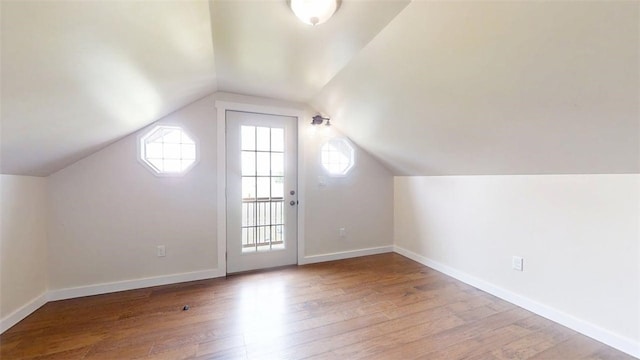 67 Shores, Sullivan, IL 61951 - bonus room featuring wood finished floors, lofted ceiling, and baseboards