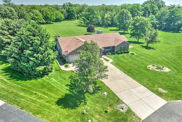 8898 Country Side Dr, Dalton City, IL 61925 - aerial view of property and surrounding area