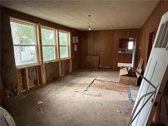 116 Warrington Ave, Danville, IL 61832 - misc room featuring wooden walls