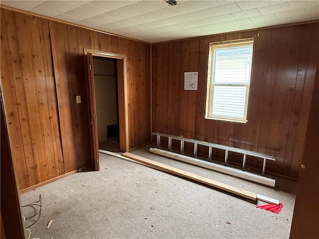116 Warrington Ave, Danville, IL 61832 - unfurnished room with wooden walls and a pendent fire sprinkler