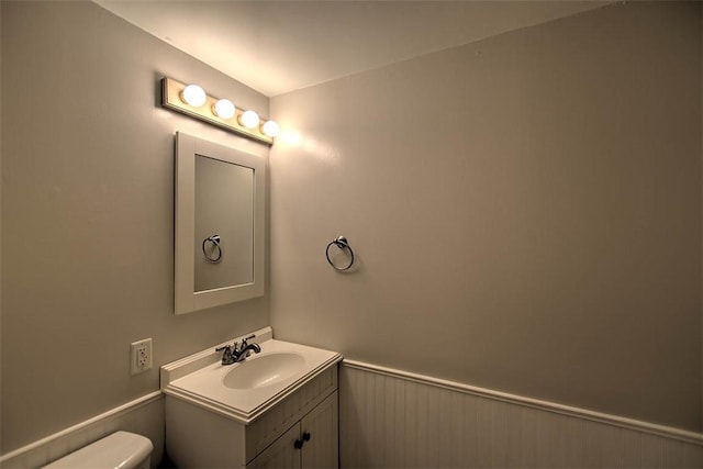 664 N Antler Dr, Mt Zion, IL 62549 - bathroom featuring vanity and toilet