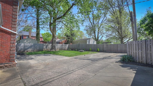 view of patio / terrace with a fenced backyard