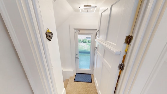 1805 N Gilbert St, Danville, IL 61832 - doorway with carpet flooring
