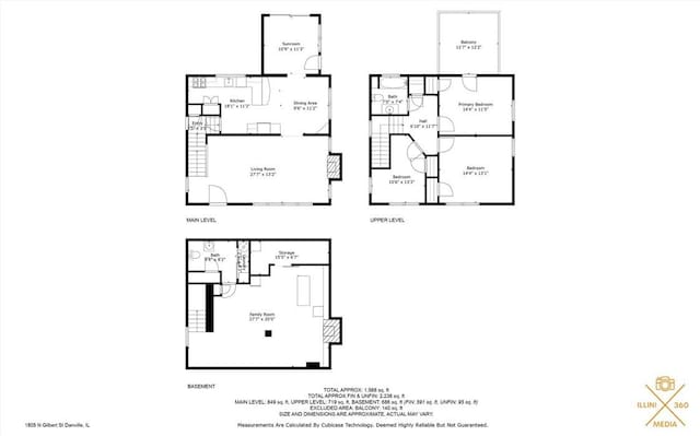 1805 N Gilbert St, Danville, IL 61832 - plan