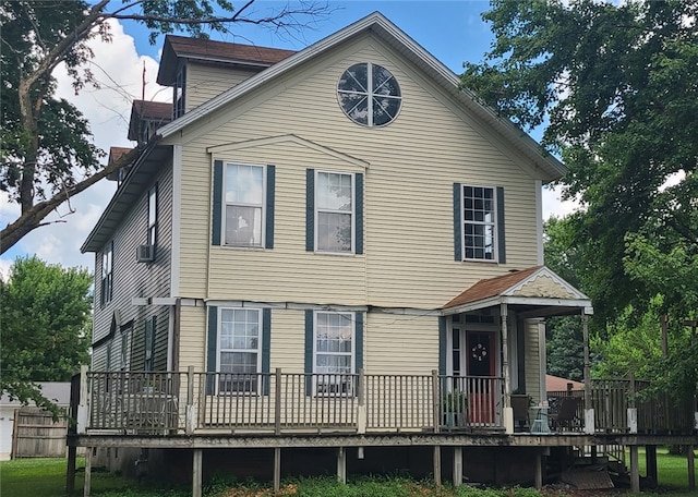 114 Bodman St, Cerro Gordo Township, IL 61855 - view of front of house featuring a wooden deck