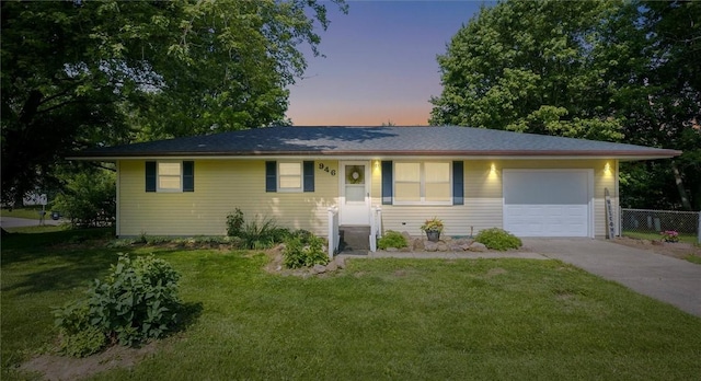 946 Foxcrest Dr, Charleston, IL 61920 - ranch-style home with driveway and an attached garage