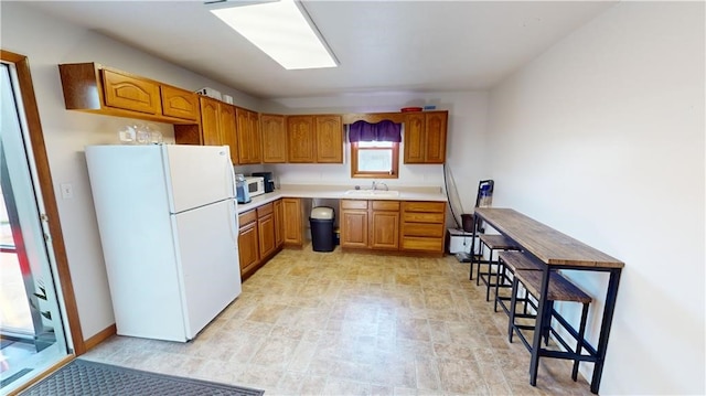 kitchen with white appliances