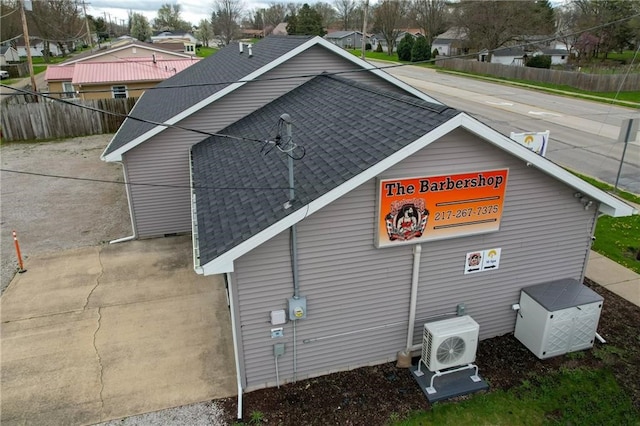 exterior space featuring ac unit