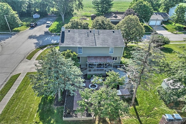 1077 Cornell Dr, Decatur, IL 62522 - aerial view of property and surrounding area