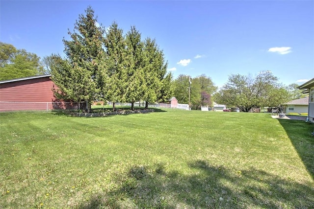 view of yard