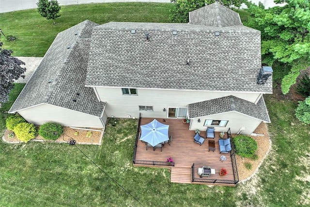 95 Hickory Point Ct, Forsyth, IL 62535 - view from above of property