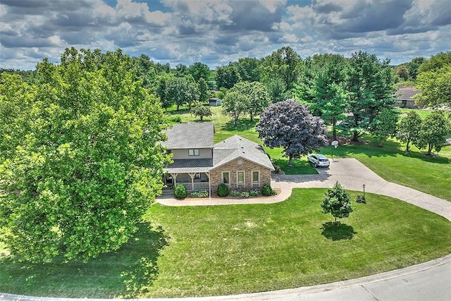 95 Hickory Point Ct, Forsyth, IL 62535 - view from above of property
