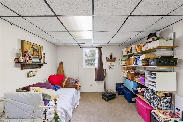 2701 E Rd, Danville, IL 61832 - carpeted bedroom with a paneled ceiling