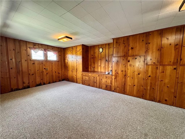 3475 Lake Paradise Rd, Mattoon, IL 61938 - carpeted spare room with wooden walls