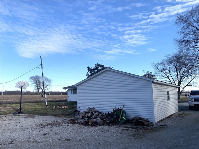 view of property exterior