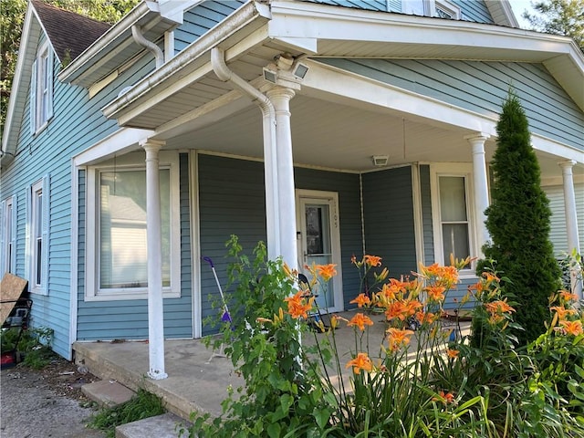 1105 Edgar Ave, Mattoon, IL 61938 - doorway to property featuring covered porch