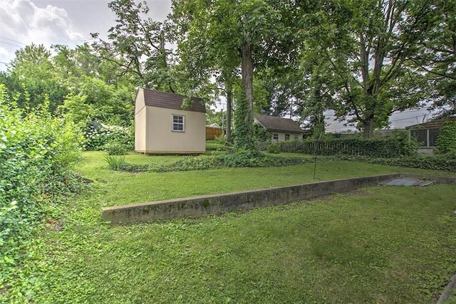2921 Wasson Way, Decatur, IL 62521 - view of green lawn featuring a storage shed