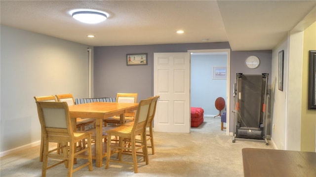 1950 Shore Oak Dr, Decatur, IL 62521 - dining room with light carpet and recessed lighting