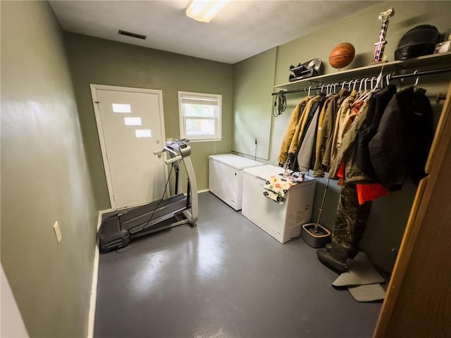 201 N York St, Martinsville, IL 62442 - washroom featuring washer and clothes dryer