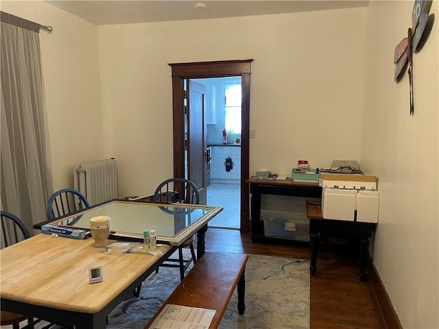 428 E Main St, Hoopeston, IL 60942 - dining room with radiator heating unit and wood finished floors