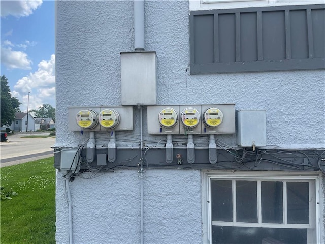 428 E Main St, Hoopeston, IL 60942 - exterior view of stucco siding