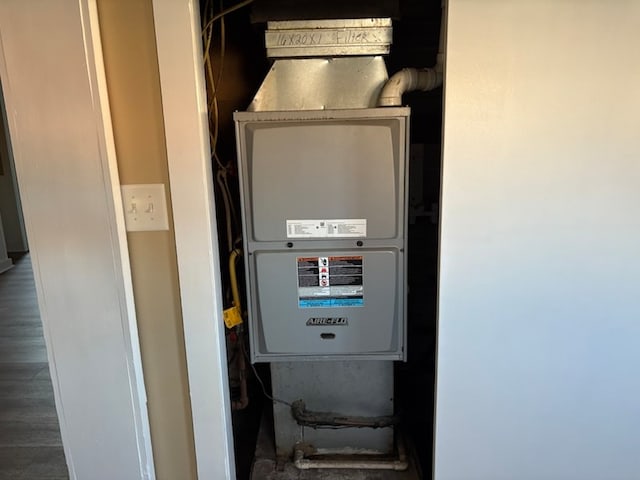 view of utility room
