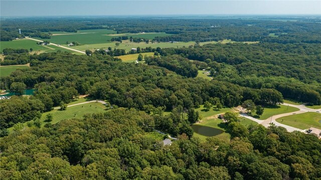 485 County Road 600 N, Neoga, IL 62447 - bird's eye view of a heavily wooded area