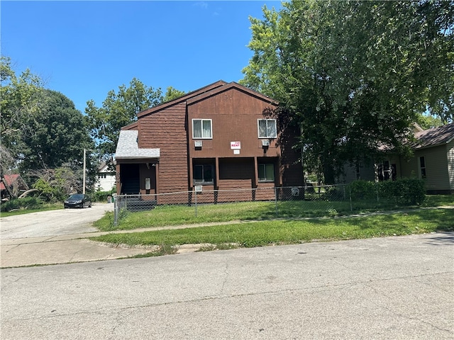 view of front of home